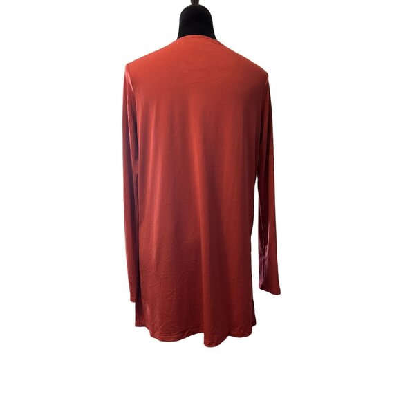 Shiela Rose Rust Red Open Front Cardigan S, NWOT - Picture 3 of 4